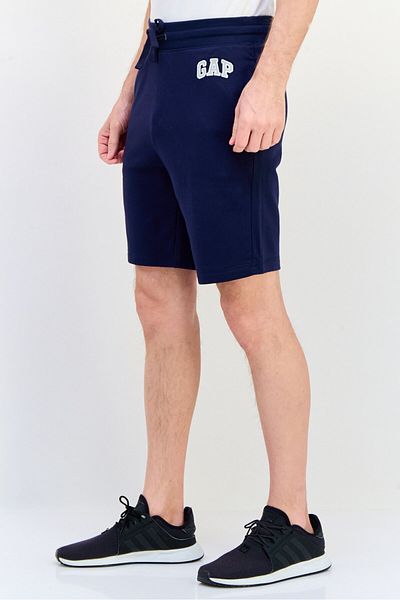 GAP Men Embroidered Logo Basic Short, Navy