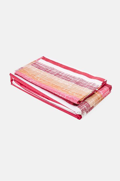 Nautica King Striped Bedsheet Set 275 x 280 cm, Multicolor