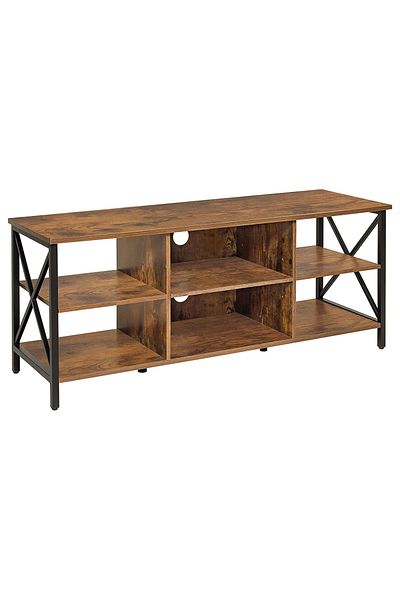 sharpdo Living Room Home TV Cabinet with Multi-layer Storage and Strong Load-Bearing Capacity 105*37*46CM