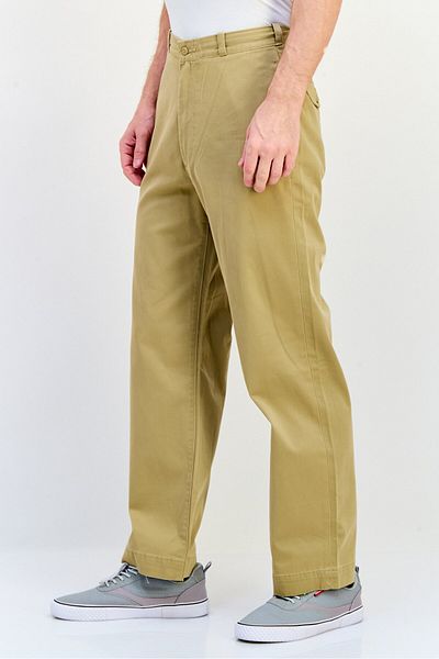 Levi's Men Regular Fit Plain Chino Pants, Khaki