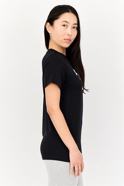 Reebok Women Sportswear Fit Short Sleeve Training T-shirts, Black
