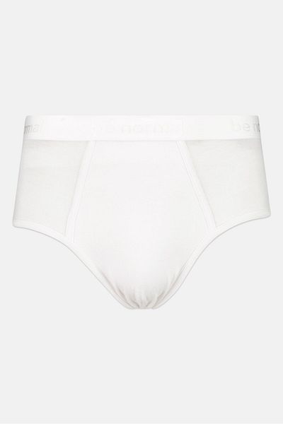 CELIO Men 1 Piece Brand Logo Boxer Brief, White