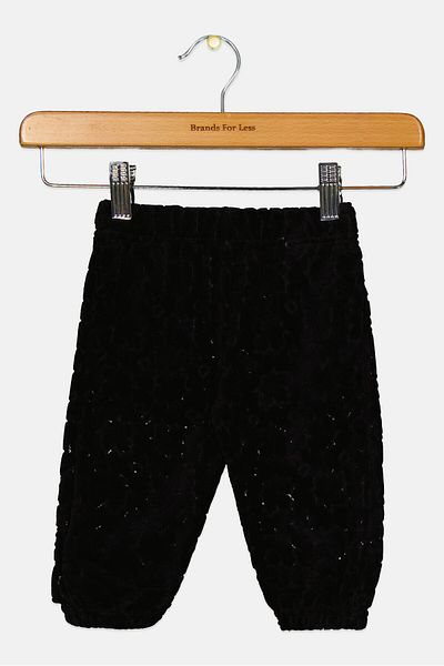 DSquared2 Toddlers Girl Velvet Pull On Pants, Black
