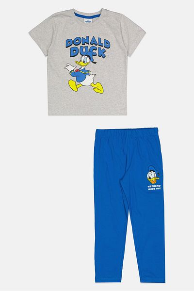 Disney Toddlers Boy 2 Pieces Mickey And Friends Pajama Set, Multicolor