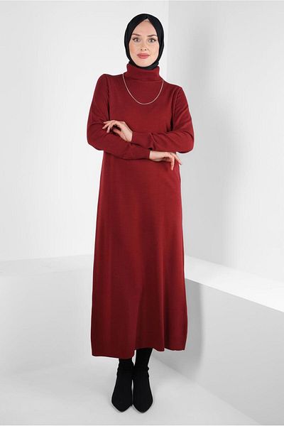Alvina Πλεκτό φόρεμα με γιακά 44005