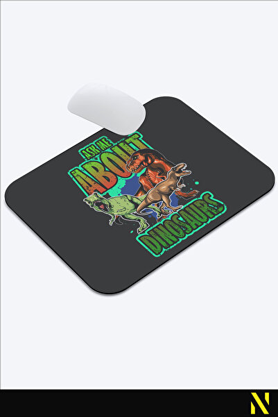 nilizma Ергономична подложка за мишка с динозавърска тематика и неплъзгаща се основа за дома и офиса