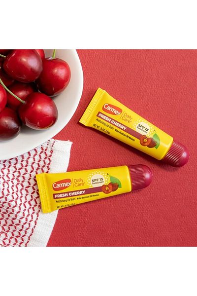 Carmex Carmex Daily Care Moisturizing Lip Balm, Fresh Cherry, SPF 15, 0.35 oz/10g