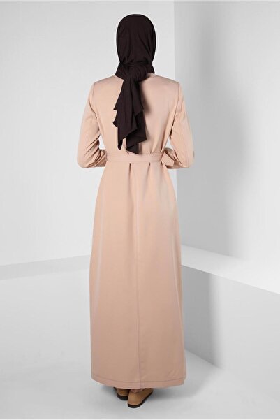 Alvina PLAID PATTERNED DETAILED BELTED COAT 10566