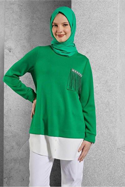 Alvina 45153 Μοντέλο γαρνιρισμένο φούτερ