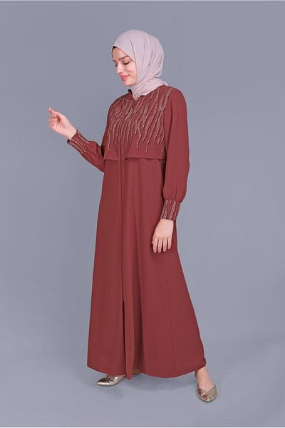 Alvina 10365 Μοντέλο Παλτό με λεπτομέρεια εκτύπωσης και φερμουάρ