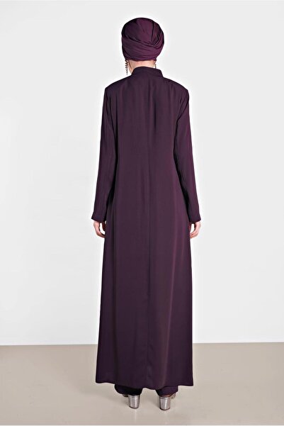 Alvina 1461 Model with Hidden Button and Pocket Parde Decoration