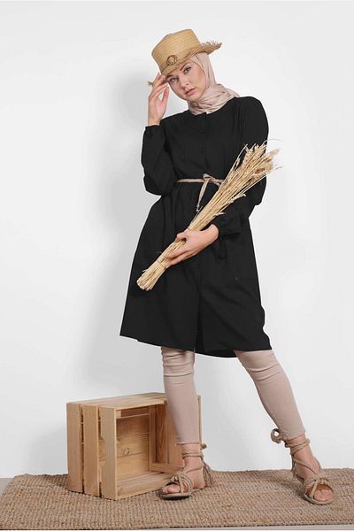 Alvina Tunic 4114 - Button Design