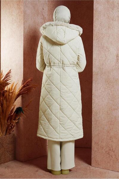 Alvina Αποσπώμενο παλτό με κουκούλα - 90514