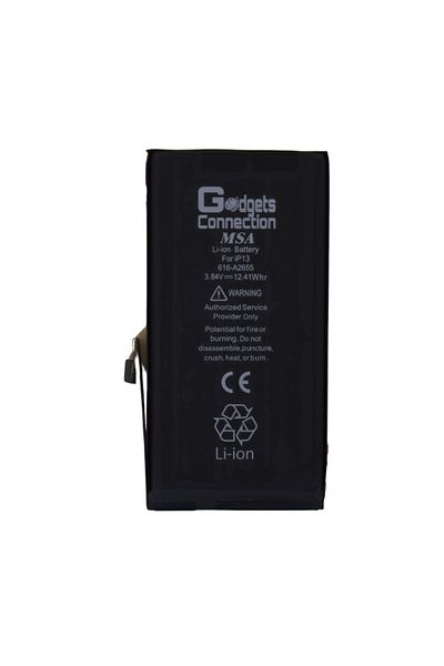 Gadgets Connection Replacement Battery for Apple iPhone 13 in Black