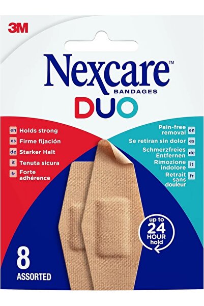 Nexcare 3M Duo Bandage Assorted 8 pcs