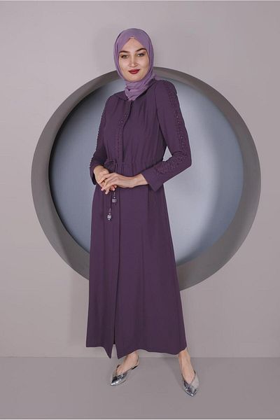 Alvina Παλτό με κουκούλα και κρυφά κουμπιά 10237
