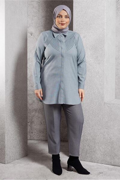 Alvina Plus Size Shirt Tunic - 20648