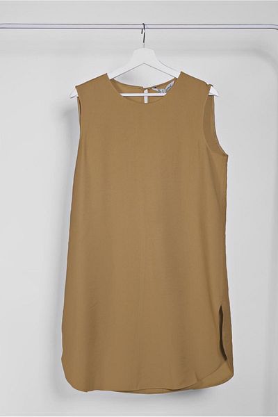 Alvina 4528 Model Zero Sleeve Draped Tunic