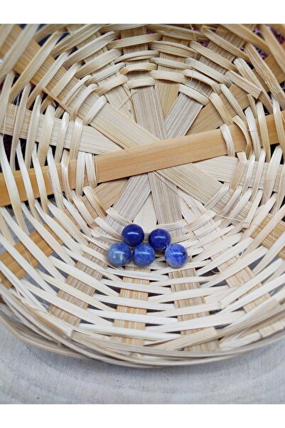 DOĞAL TAŞ DELİSİ 5 bucăți de mărgele de piatră naturală de sodalit (8 mm)