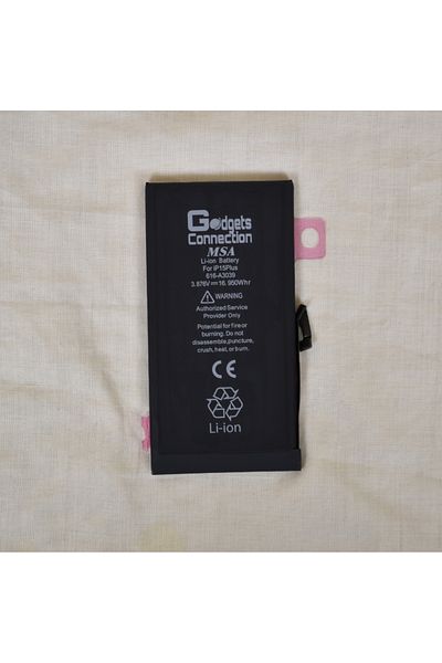 Gadgets Connection Replacement Battery for Apple iPhone 15 Plus in Black