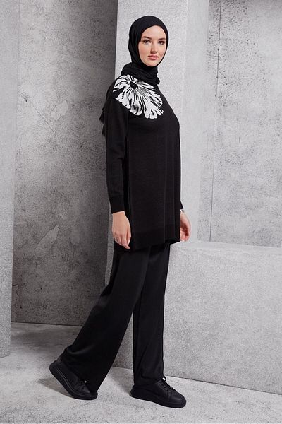 Alvina Bead Embroidered Knit Tunic 44914