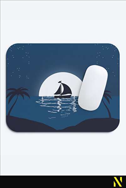 nilizma Sailing Ergonomic Mouse Pad – Colorful and Comfortable Design with Non-Slip Base