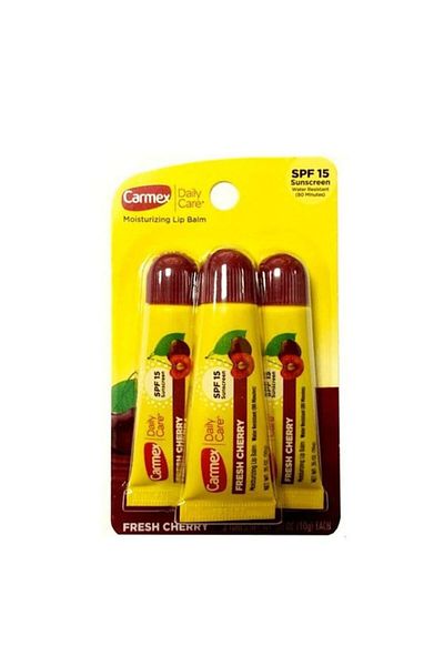 Carmex Daily Care Moisturizing Lip Balm – Fresh Cherry SPF 15 trio (10g)