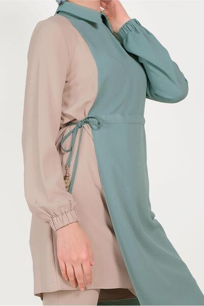 Alvina Belden Latched Linen Tunic 40645