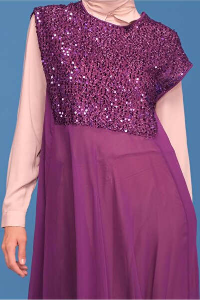 Alvina 40569 Model Double Tunic with Sequins