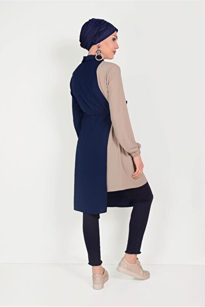 Alvina Belden Latched Linen Tunic 40645