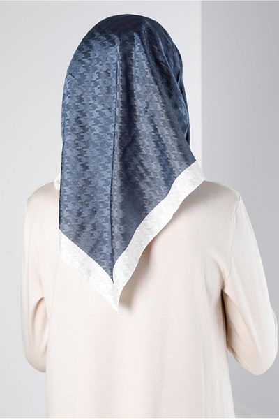Alvina 8144 Model Houndstooth Esarfa