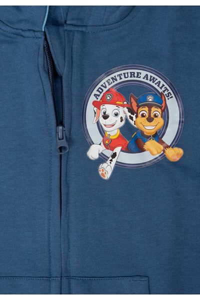 PAW PATROL Hanorac Copii Cu Gluga Si Buzunare Frontale, Albastru, 100% Bumbac, Marimea 98-104,