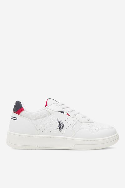 U.S. Polo Assn. Teniși U.S. Polo Assn pentru băieți 5905588413851 Albi