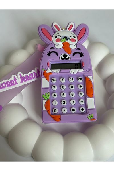 PileaD Calculator, Purse Ornament, Cute Character Keyring with Game
