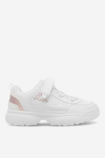 Kappa pantofi sport pentru fete 5905588509394 Alb