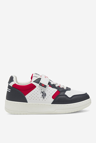 U.S. Polo Assn. Teniși U.S. Polo Assn pentru băieți 5905588413585 Albi