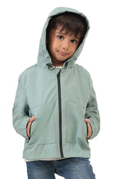 Firststops Спортивний чоловічий дитячий плащ з підкладкою м'ятного кольору, в...