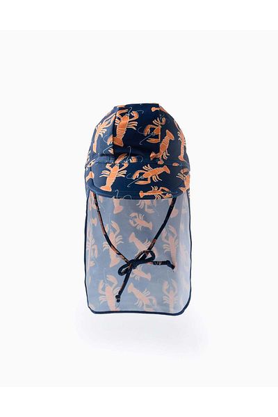 Ziddy Legionnaire Swim Hat for Baby Girls 'Lobster', Blue