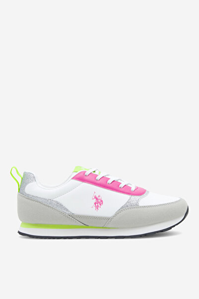 U.S. Polo Assn. Teniși U.S. Polo Assn pentru fete 5905588414094 Albi