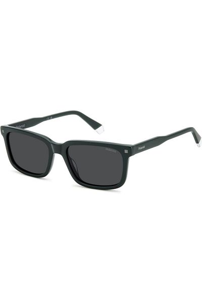 Polaroid Polarized Sunglasses Men Pld 4174/s/x 1ed/m9, Plastic, Green, 55 Mm