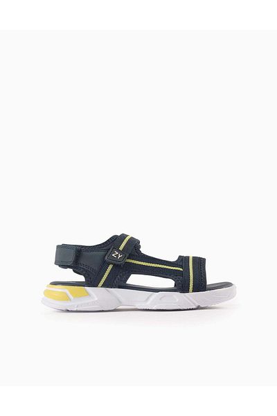 Ziddy Lightweight Sandals for Boys 'Superlight Runner', Blue/Yellow