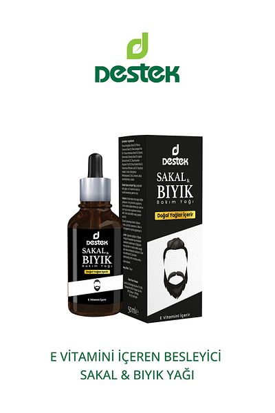 Destek Beard and Moustache Care Oil 50ml