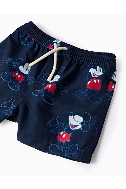 Ziddy Swim Shorts for Baby Boys 'Mickey', Dark Blue