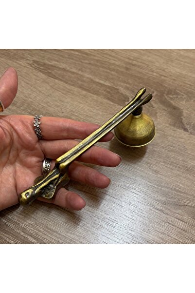 Mercan Tasarım Atölyesi DÜŞÜNEN ADAMLI METAL MUM SÖNDÜRÜCÜ-ANTİK BRONZ