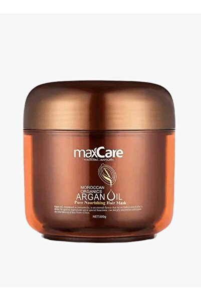 Maxcare قناع ترطيب عميق للشعر بزيت الأرغان المغربي وزبدة الشيا - 500 جرام لشع...