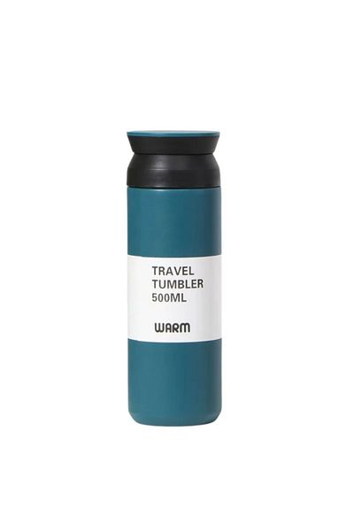 Generic Portable Bottle Insulated Fashion Vacuum Flask Water Coffee Tea Milk Mug Blue 500ml