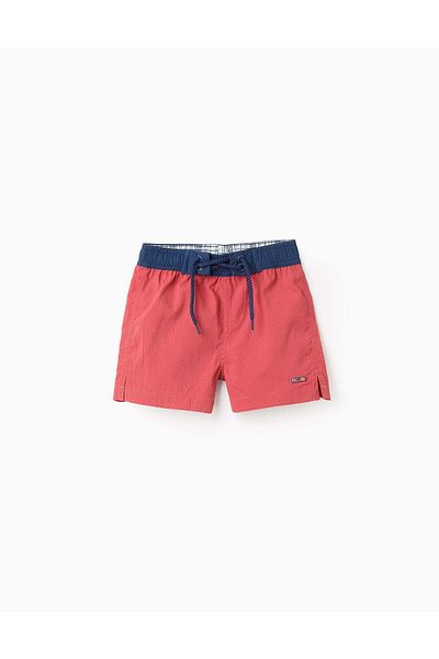 Ziddy Swim Shorts for Baby Boys 'You & Me', Red