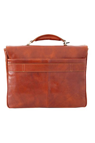 FASHION Servieta barbati pentru laptop din piele naturala vachetta, S163