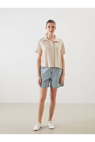 LC Waikiki Regular Fit Muslin Women's Shirt