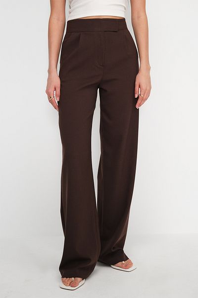 Addax Wide Leg Trousers with Velcro Closure Pn13708-S12